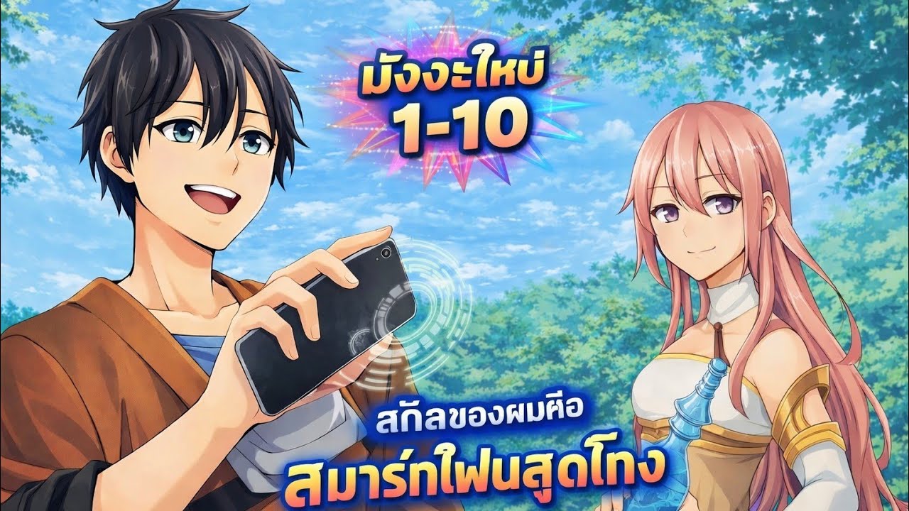 มังงะใหม่ | พลังพิเศษของผมคือสมาร์ทโฟนสุดโกง ตอนที่ 1-10