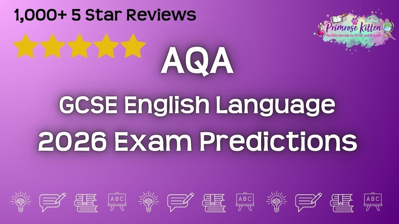 Прогнозы по английскому языку для экзамена AQA GCSE 2026 | Пошаговое руководство по подготовке!