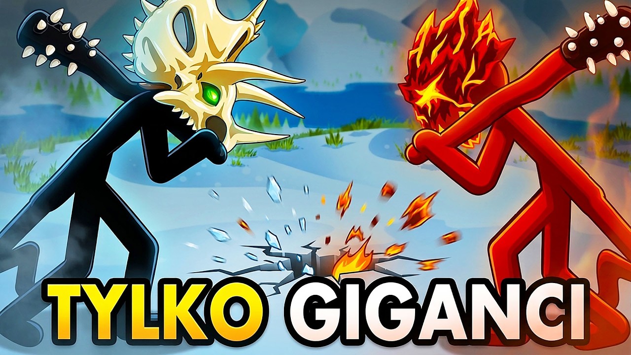 Stick War Saga z Admiros, ale używamy TYLKO GIGANT&Oacute;W! (niemożliwe do wygrania?)