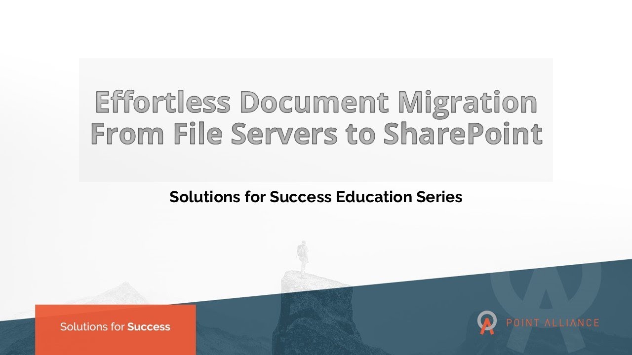 Effortless Document Migration: From File Servers to SharePoint