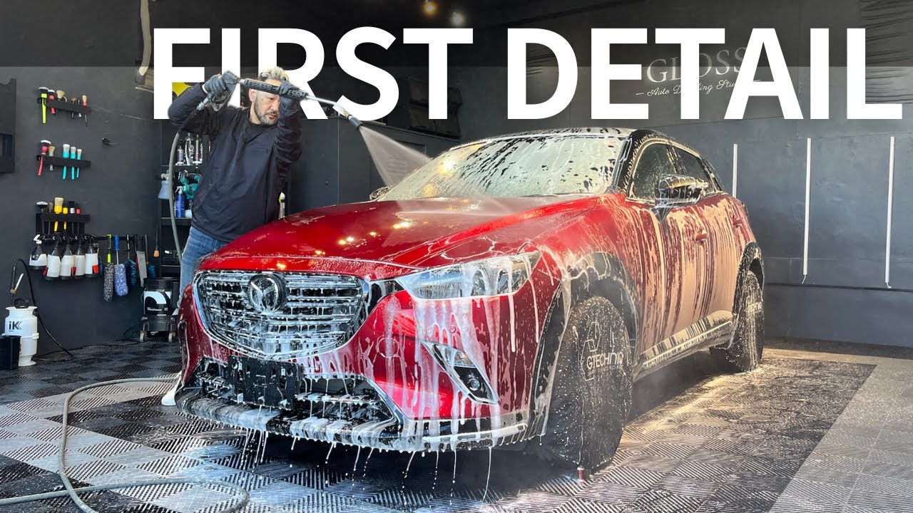MAZDA CX-3 FIRST DETAL  | CAR DETAIL | CAR WASH | ASMR |