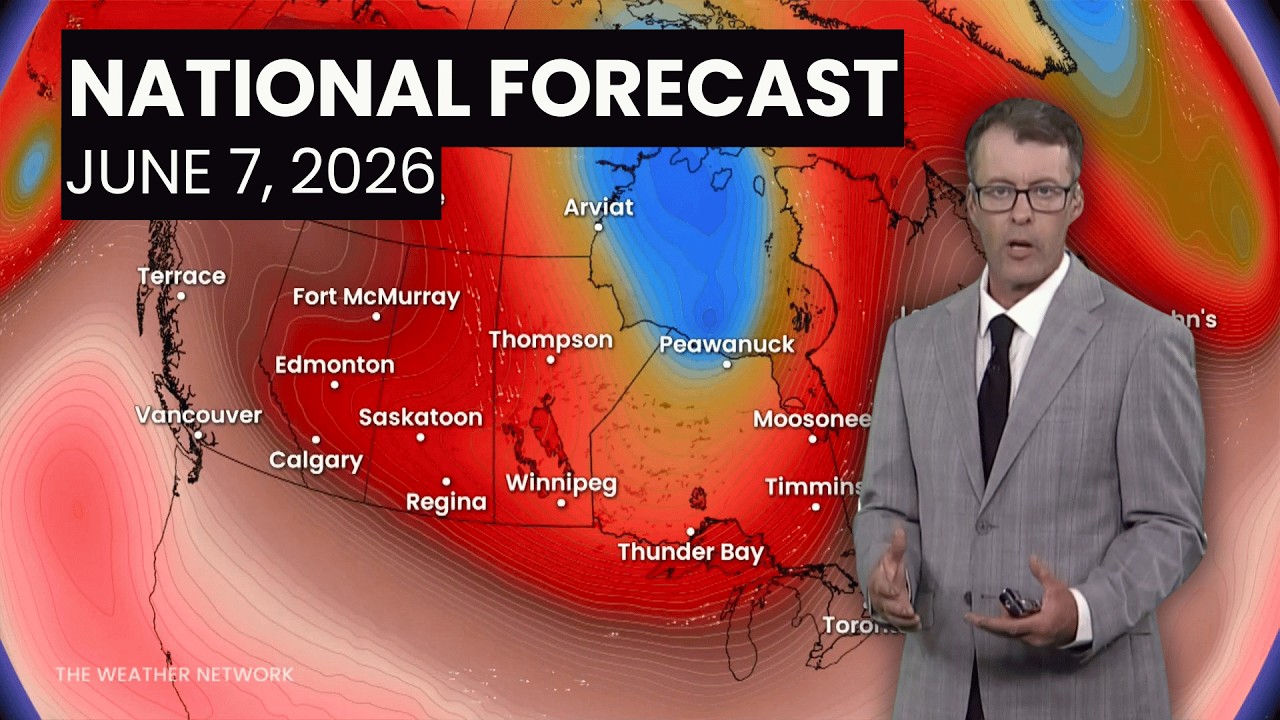 Canada's National Forecast - June 7, 2026 | #weatheram
