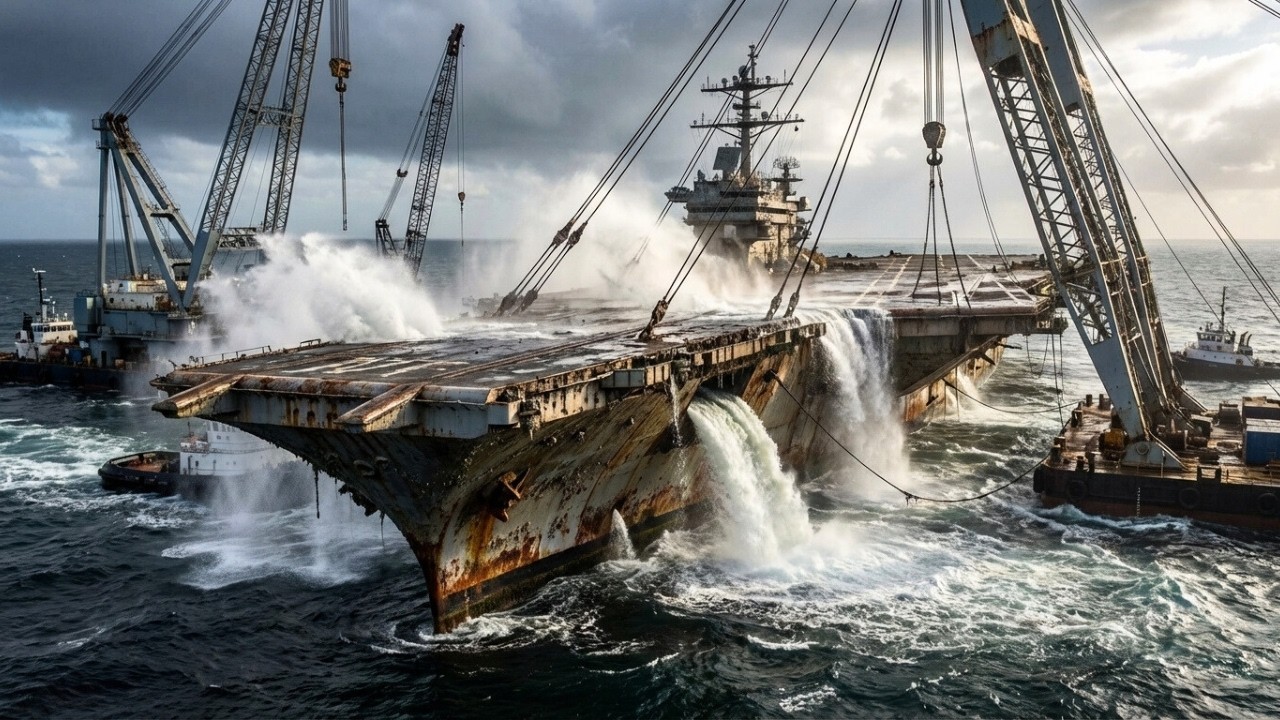 Lost Beneath the Ocean Since WWII: The Shocking Recovery of a Forgotten Aircraft Carrier
