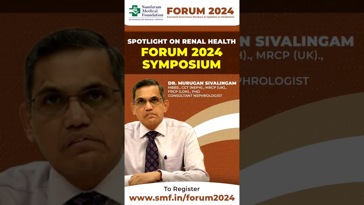Join Dr. Sivalingam at FORUM 2024 for a deep dive into renal health. #FORUM2024 #renalhealth
