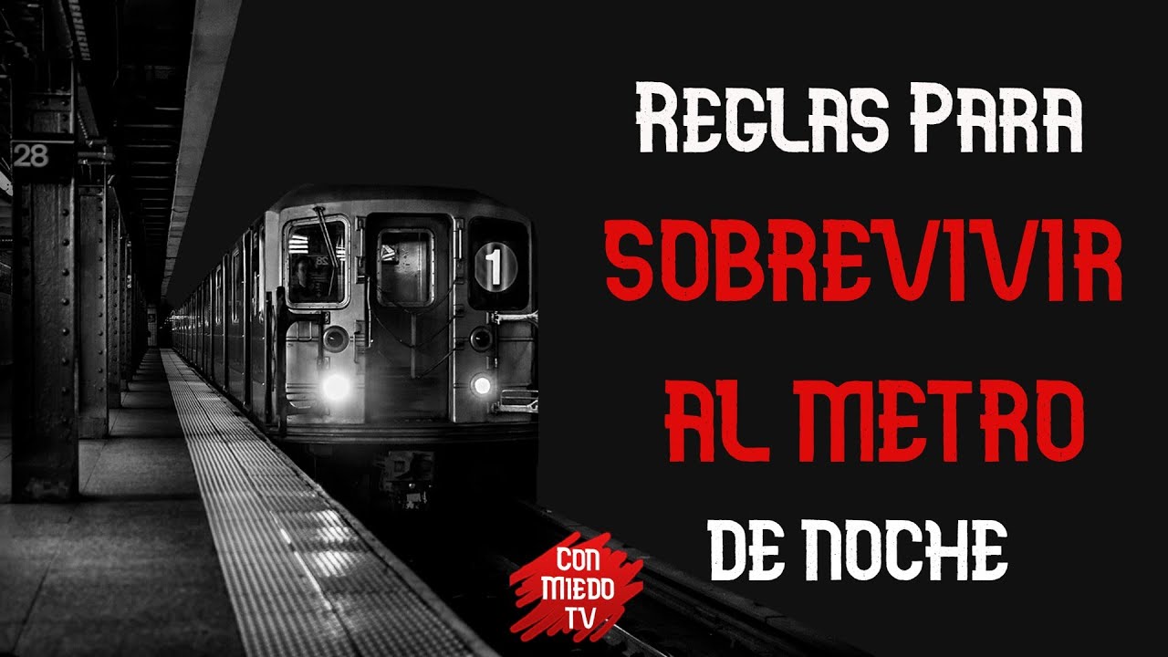 Las Extrañas Reglas del Metro que Debo Seguir | Historias de Terror | Con Miedo TV