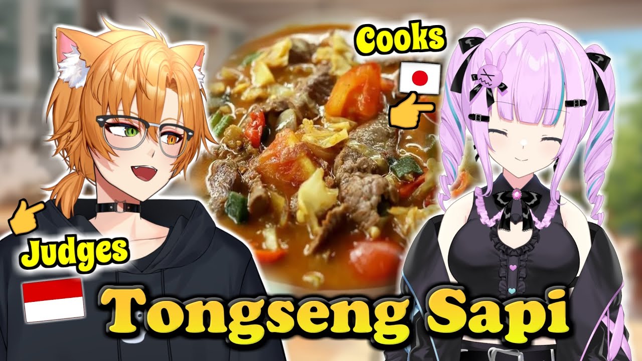 【Collab w/@akeminekomachi 】I cook, and Akemi judges! Tongseng Sapi
