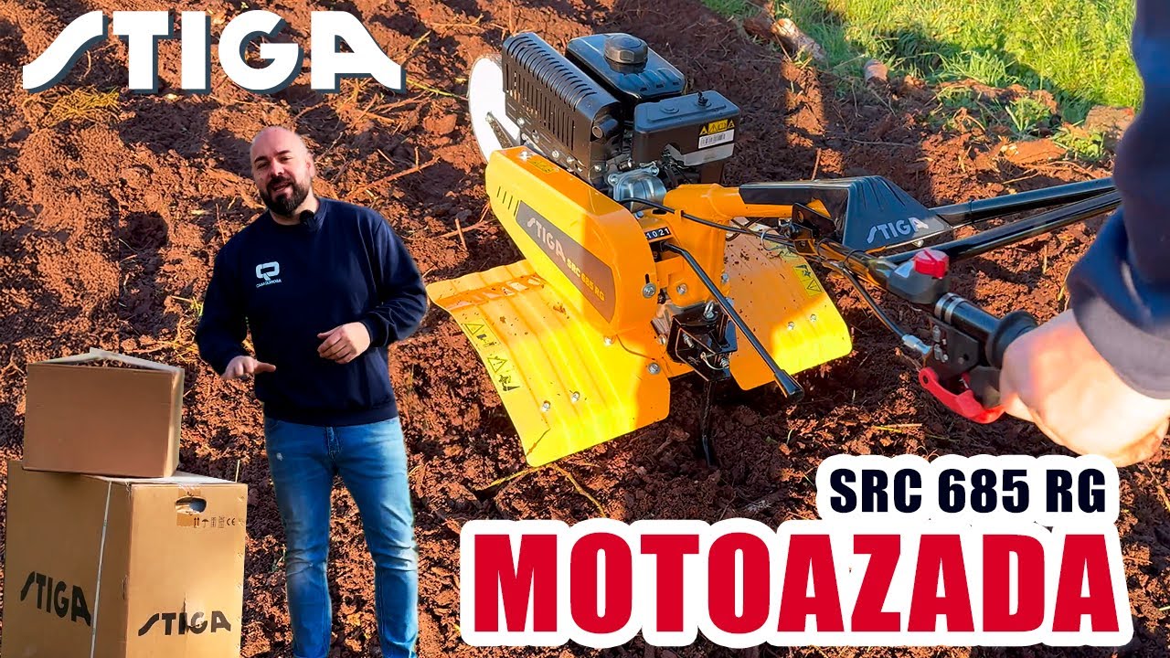 Stiga SRC 685 RG | Motoazada Stiga | UNBOXING Y PRUEBA | Motoazada a gasolina