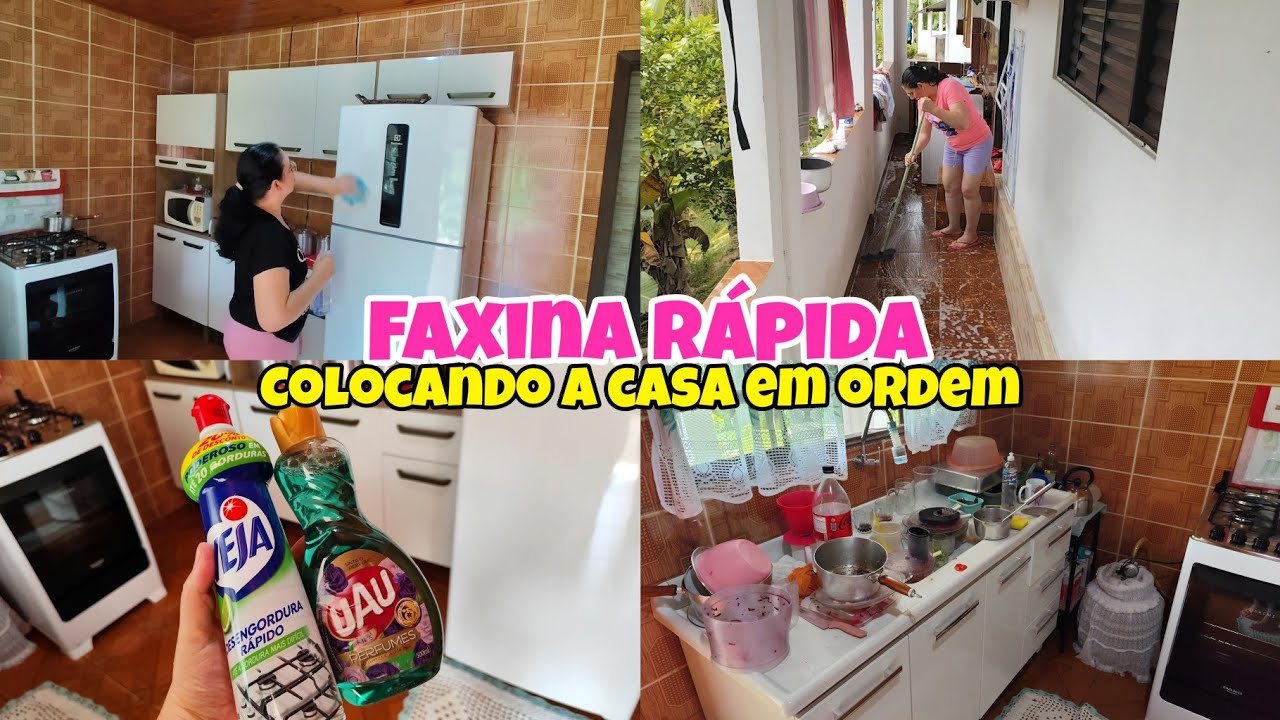 FAXINA e Organização | Rotina Real | Dica de misturinha caseira 🧼