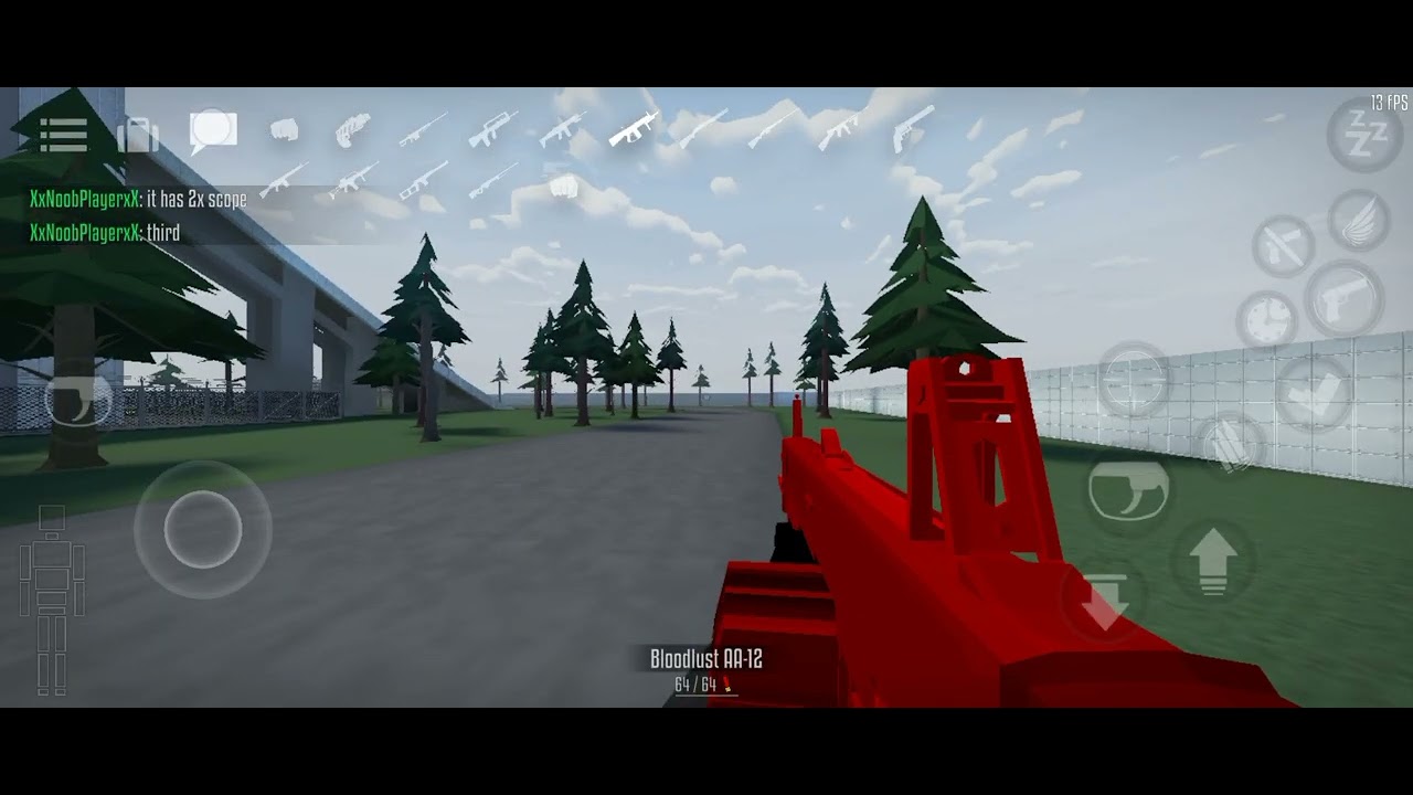 Reviewing my weapon in gorebox