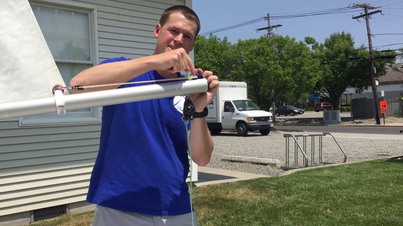 How to rig a Laser Outhaul
