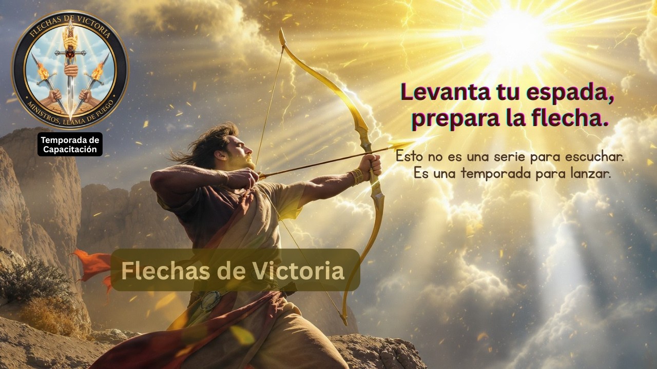 ¡Ministros, Llama de Fuego! Programa: Flechas de Victoria. Levanta tu espada, prepara la flecha.