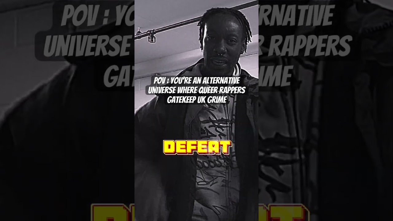 In a universe where lgbtq rappers gatekeep uk grime #shorts #ukrap #ukgrime