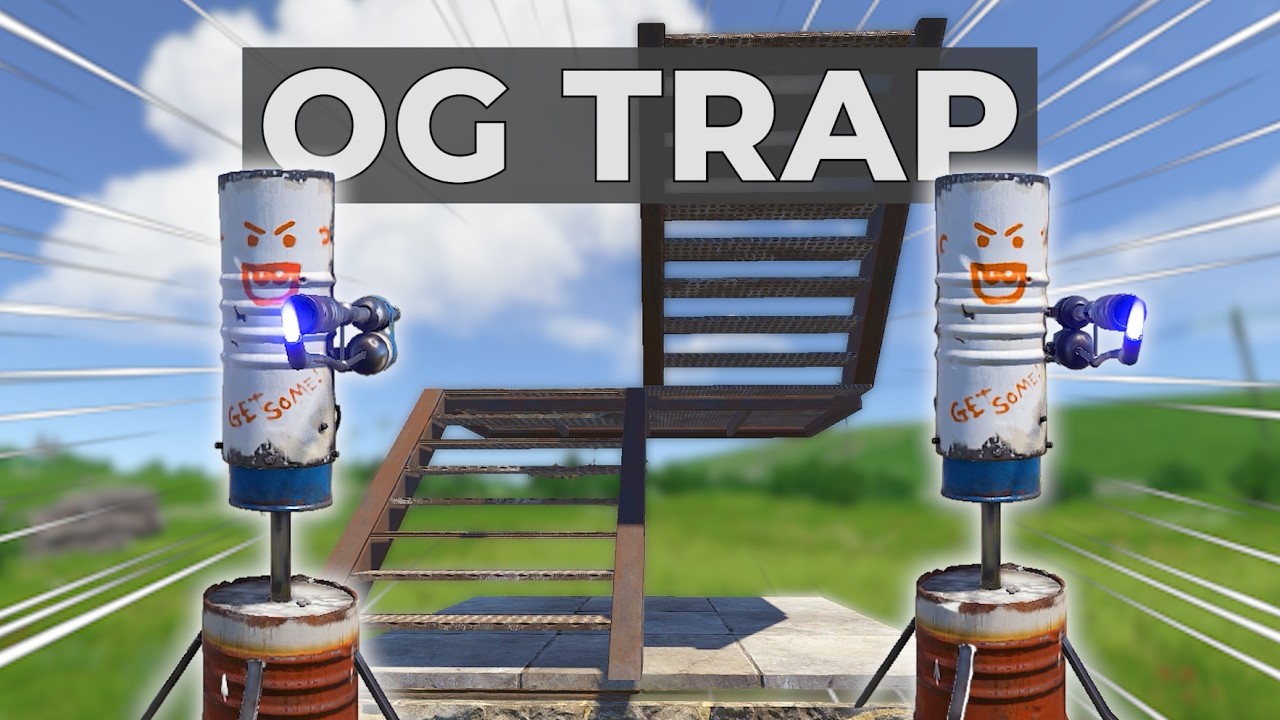Эта олдскульная ловушка заставила игроков в Rust умолять о пощаде ради своего лута