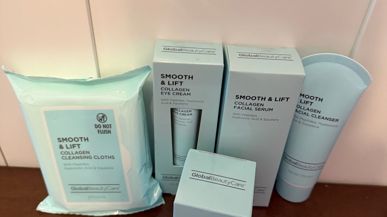 Global Beauty Care smoothie and lift skincare line review and demonstration $1.25 skincare?