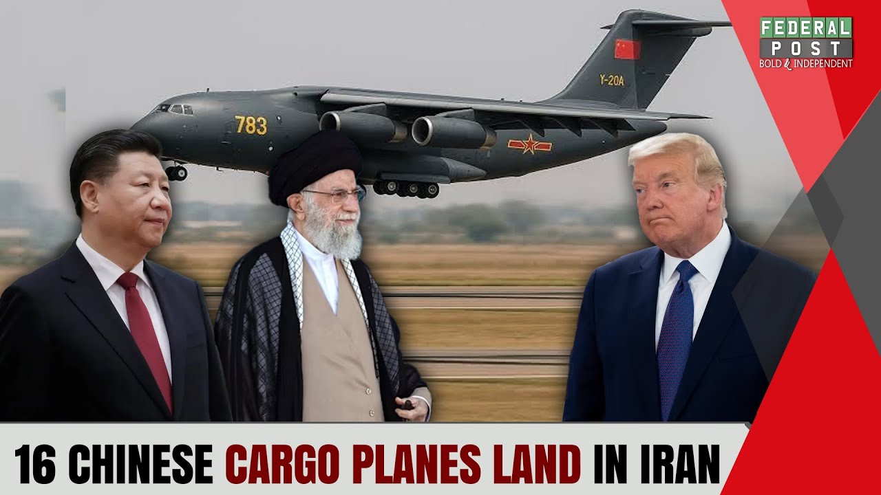 16 Chinese Cargo Planes Land In Iran | PZ LIVE