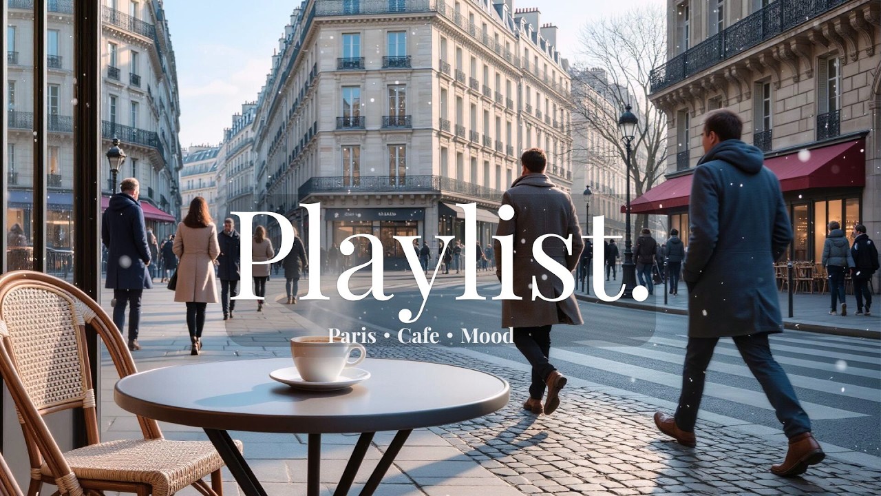 【洋楽playlist】パリのカフェで読書をしているような優雅なひと時を彩る洋楽ポップ❄️｜Paris・Cafe・Mood/BGM/relax/winter