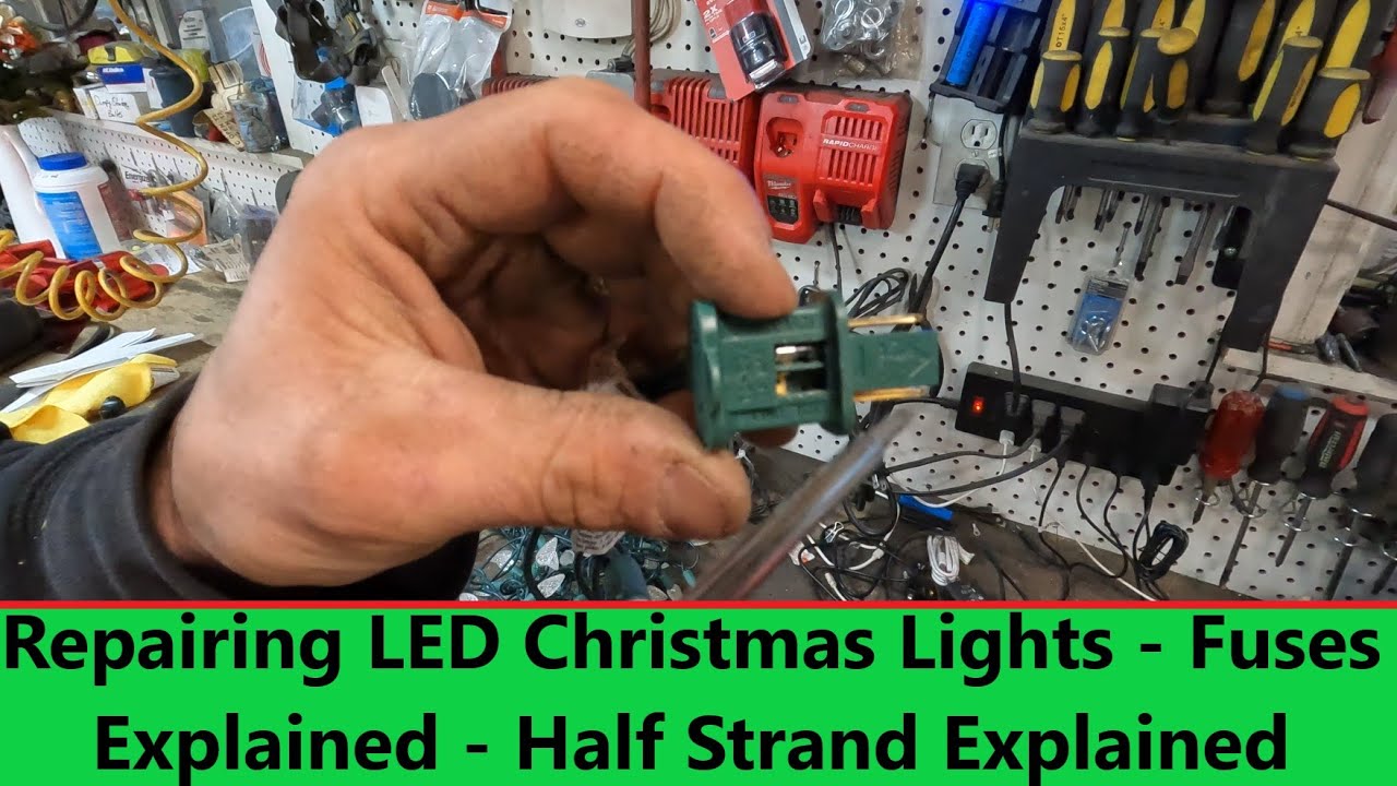 Fixing LED Christmas Lights - Fuses Explained