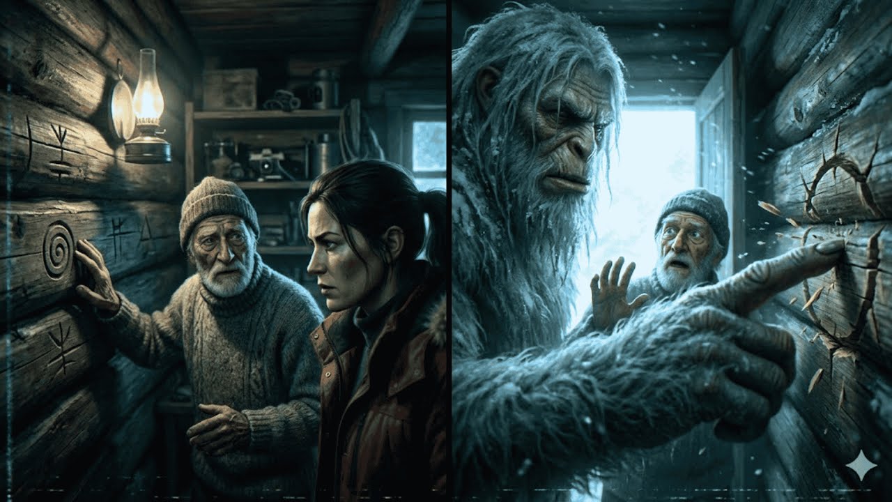 Yeti ha estado tallando símbolos afuera de mi cabaña desde 1970, hoy finalmente entendí lo que signi
