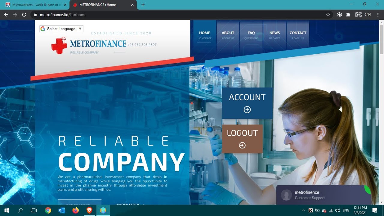 metrofinance investment scam company, Fake website stole people money, No withdrawal