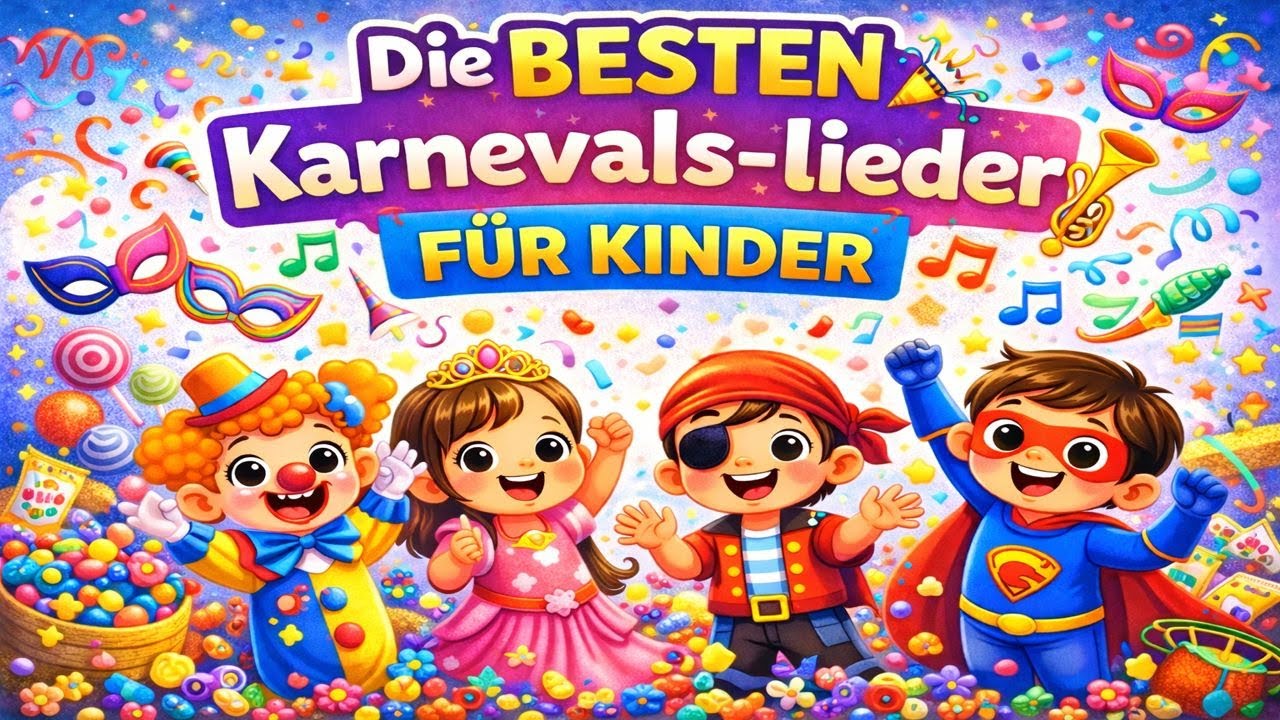 Die beste Karneval lieder für Kinder