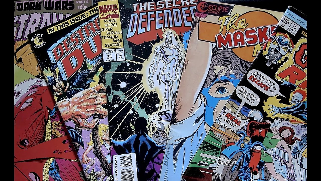 Dr. Strange! The Masked Man! Destroyer Duck! Ghost Rider! Secret Defenders!