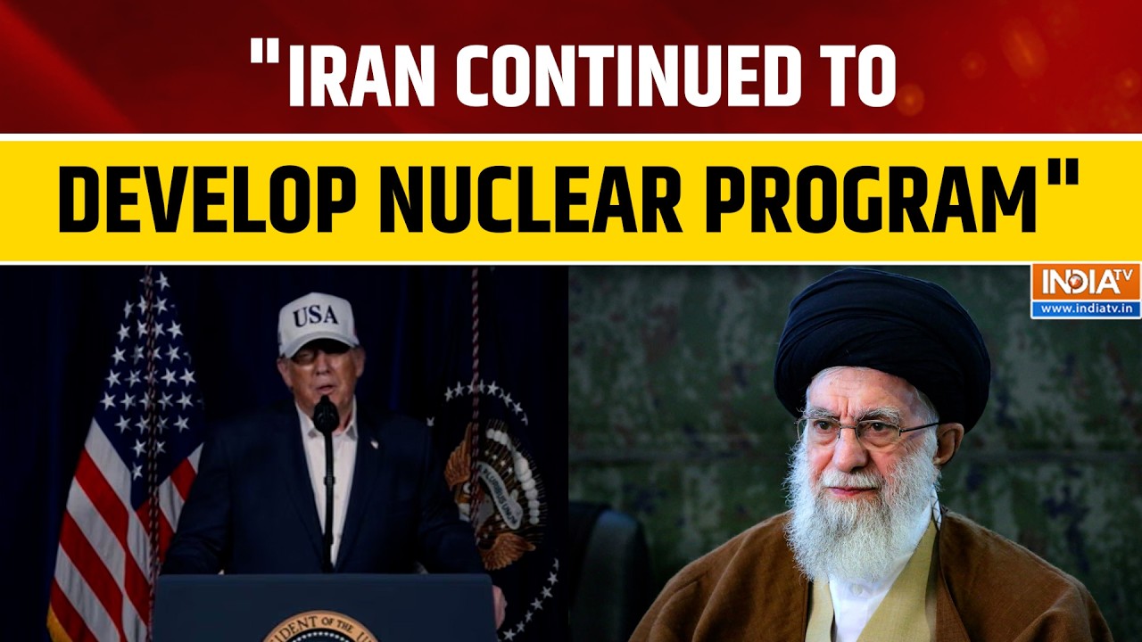 Trump Claims Iran Developing Nuclear Weapons and US‑Targeted Missiles | US Israel Strike