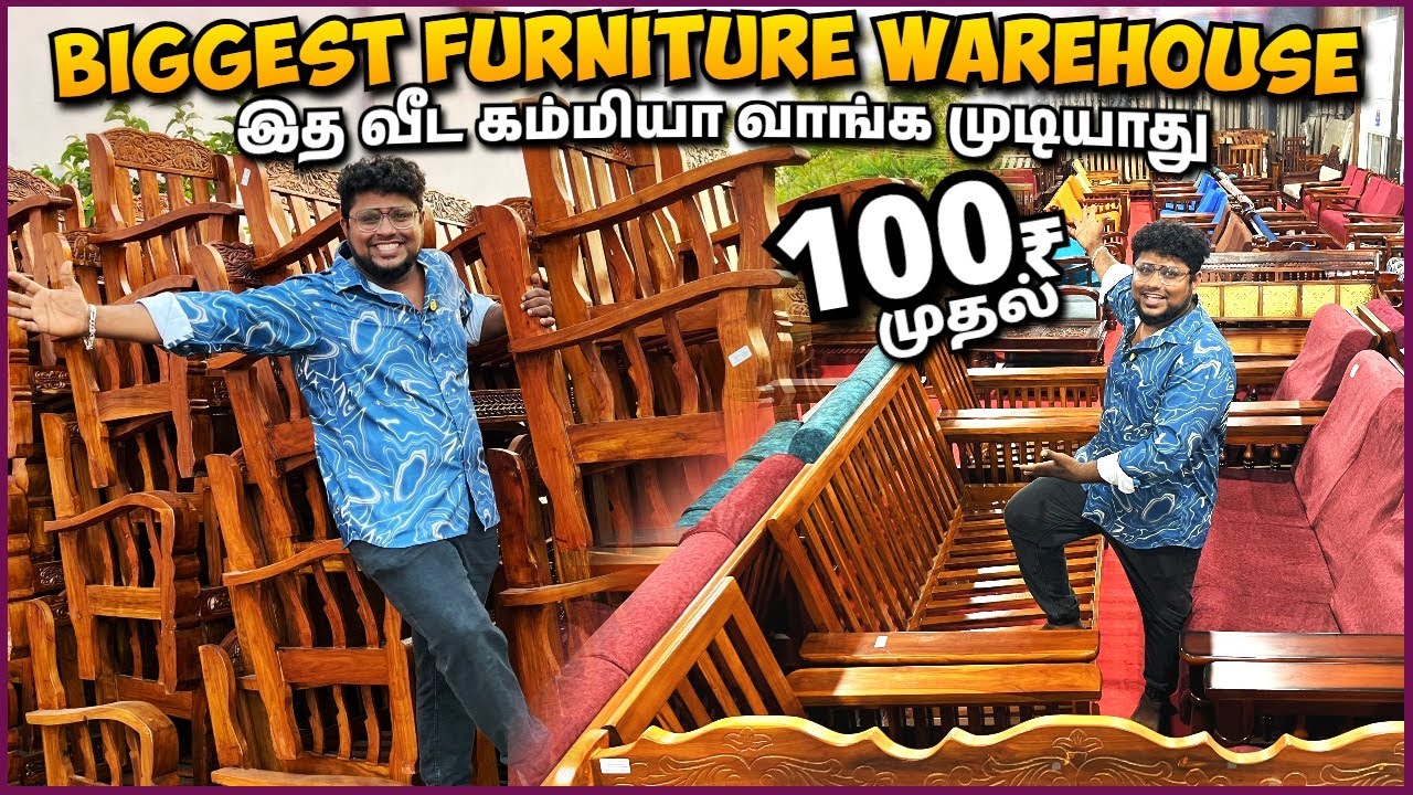 மலிவு விலையில் மாஸான FURNITURE WAREHOUSE | Maisha Traders | Furniture Market | Pakoda Boyz