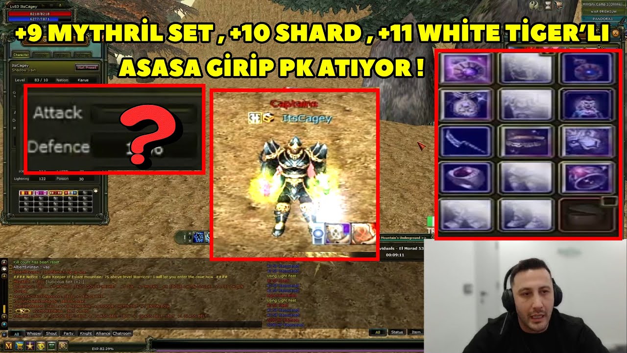 lm4Squa - (Pandora) +10 Shard +11 White Tiger'lı Asas ile PK Atıyor  ! Knight Online