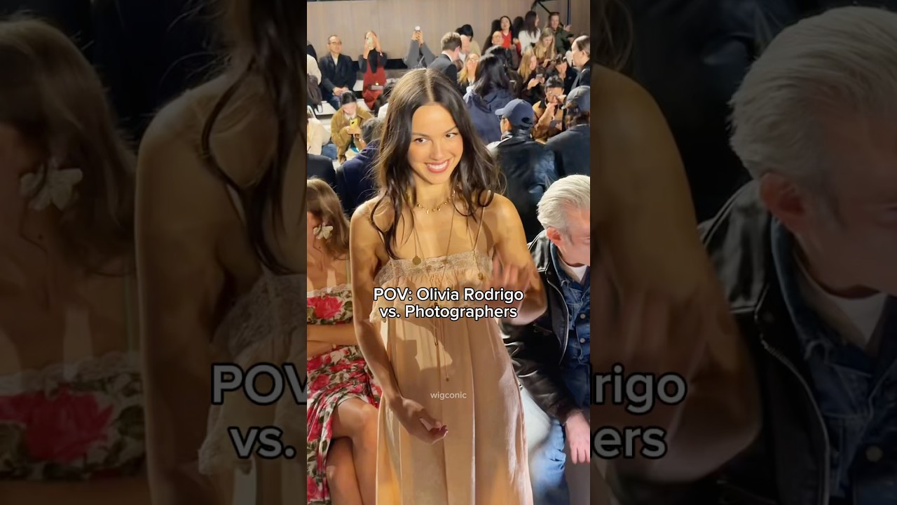 Olivia Rodrigo outshines the fashion show😭 #celebrity