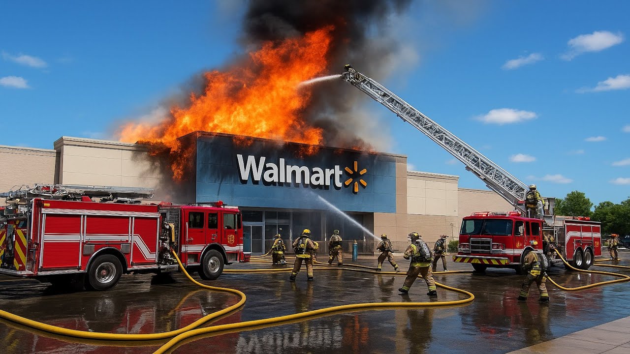UN WALMART PREND FEU, IL FAUT SAUVER LES CLIENTS | FIREFIGHTING SIMULATOR : IGNITE🔥 🚒