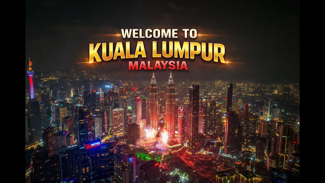 WELCOME TO KUALA LUMPUR MALAYSIA | Stunning Day to Night Aerial View | Drone View 4k Resolution.