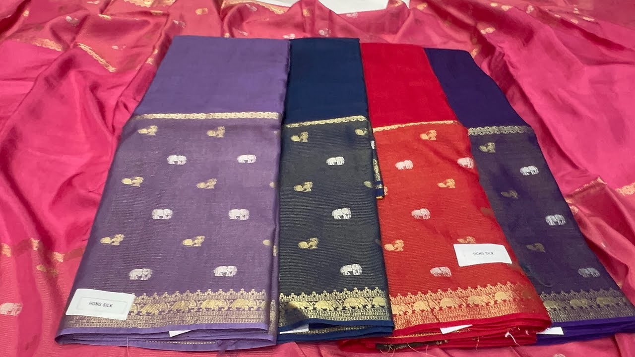 100/-‼️wholesale Designer Fancy sarees in chickpet Bangalore😍sarees Shopping