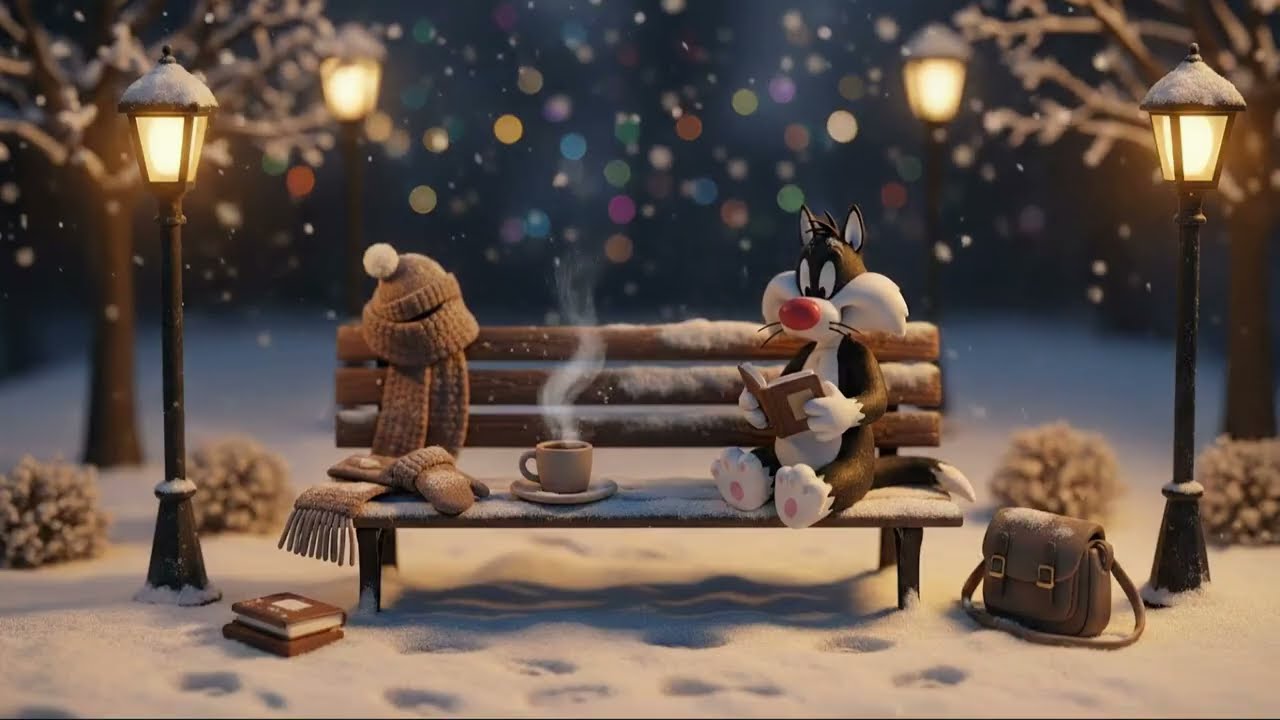 Peaceful Snowy Evening ❄️ Lofi Deep Focus 🍃 Study / Relax / SleepLofi Hip Hop – Reading & Unwind