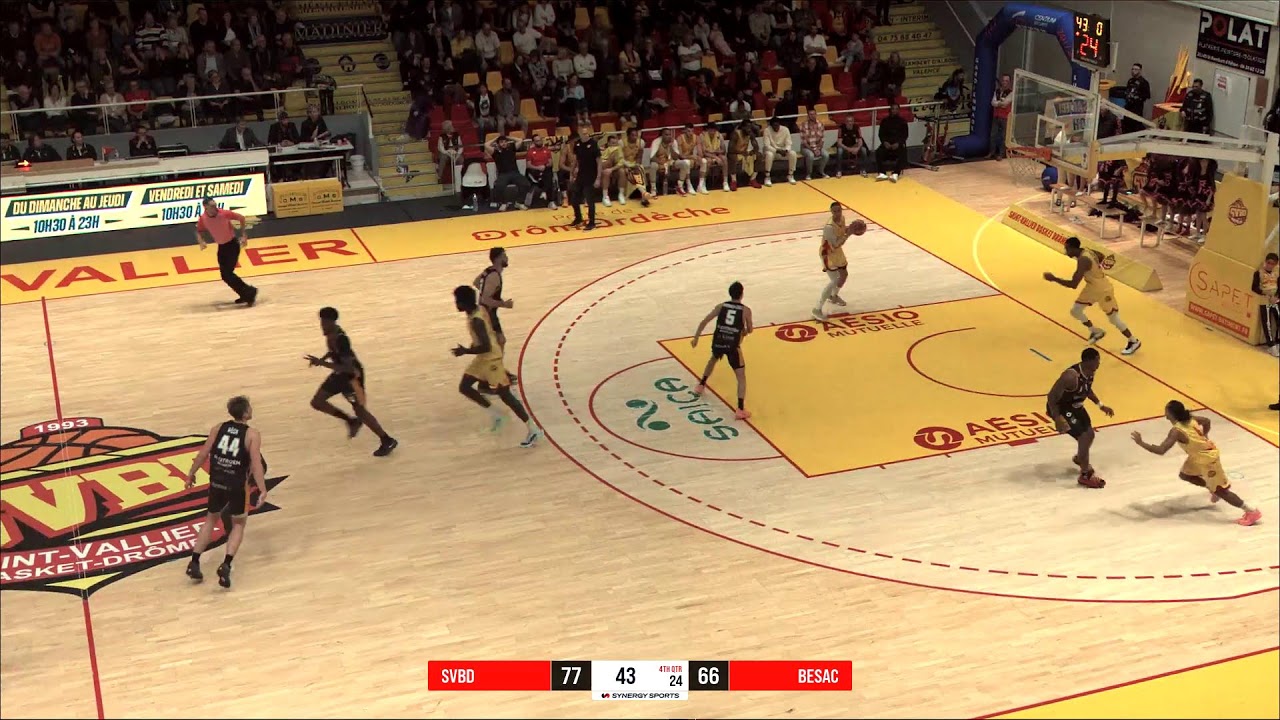 NM1  - SAINT VALLIER BASKET DROME vs BESANCON