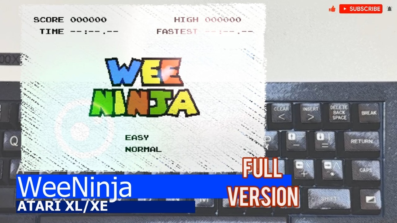 Atari XL/XE -=WeeNinja=- full version