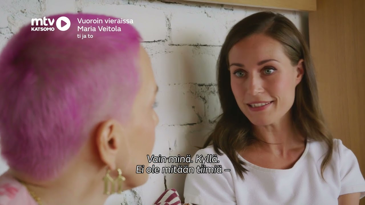 Ketk&auml; tekev&auml;t someasi, Sanna Marin? | Vuoroin vieraissa, Maria Veitola | Maksutta MTV Katsomossa
