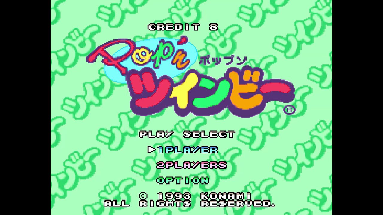 Pop'n ツインビー (Pop'n Twinbee). [SFC]. (1993 - Konami). 1CC. HARDEST. 60Fps.