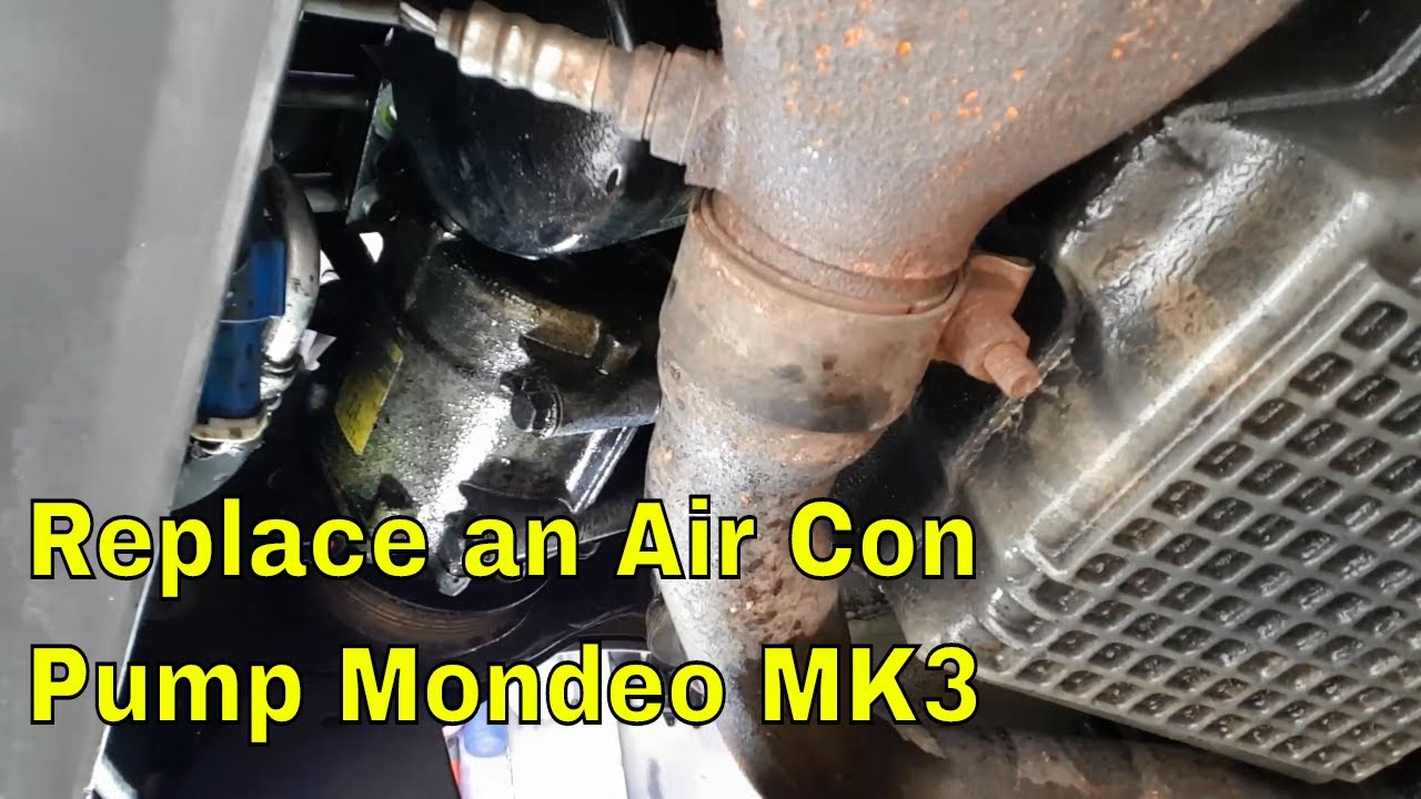 How to replace a Air con pump Ford Mondeo MK3 (project st220)
