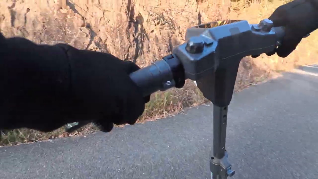 Join us enjoy e-twow electric scooters ride fast in the mountain.