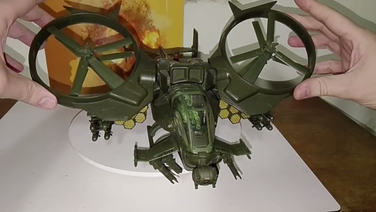 Review - Scorpion Gunship 1/18 - Avatar - Mattel 