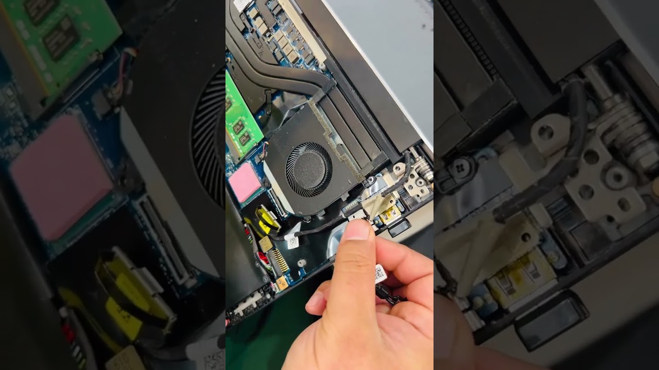 Laptop Charging Port Replacement💻🪛 #LaptopRepair #ChargingPortFix #DIYTech#TechTutorial #QuickFix