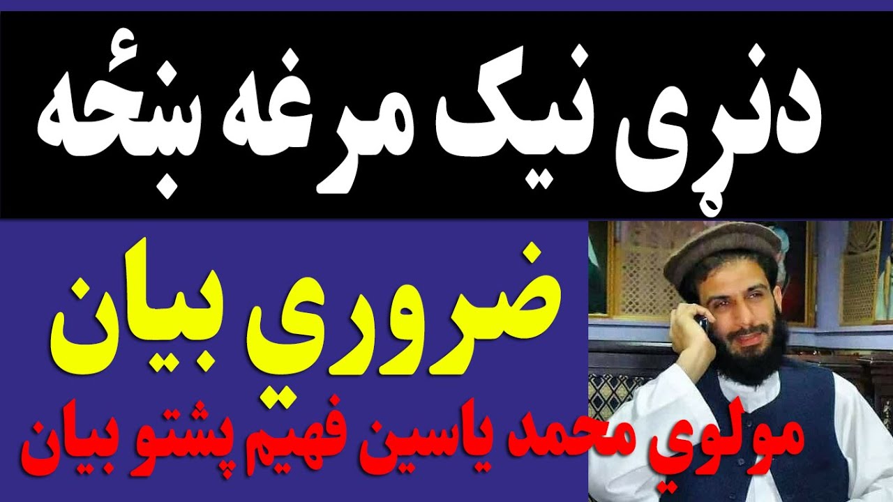 Maulana Muhammad Yasin Fahim Pashto Bayan . Good woman