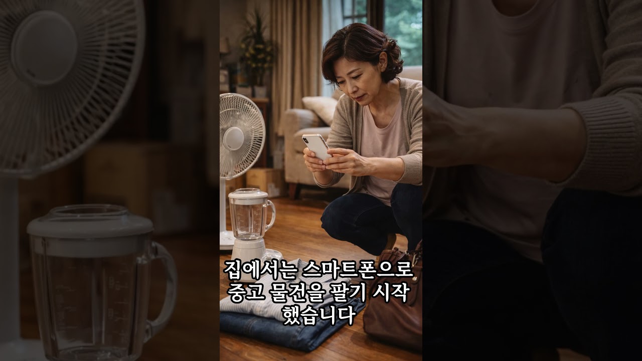 자식한테 손 안 벌리려고 시작한 부업