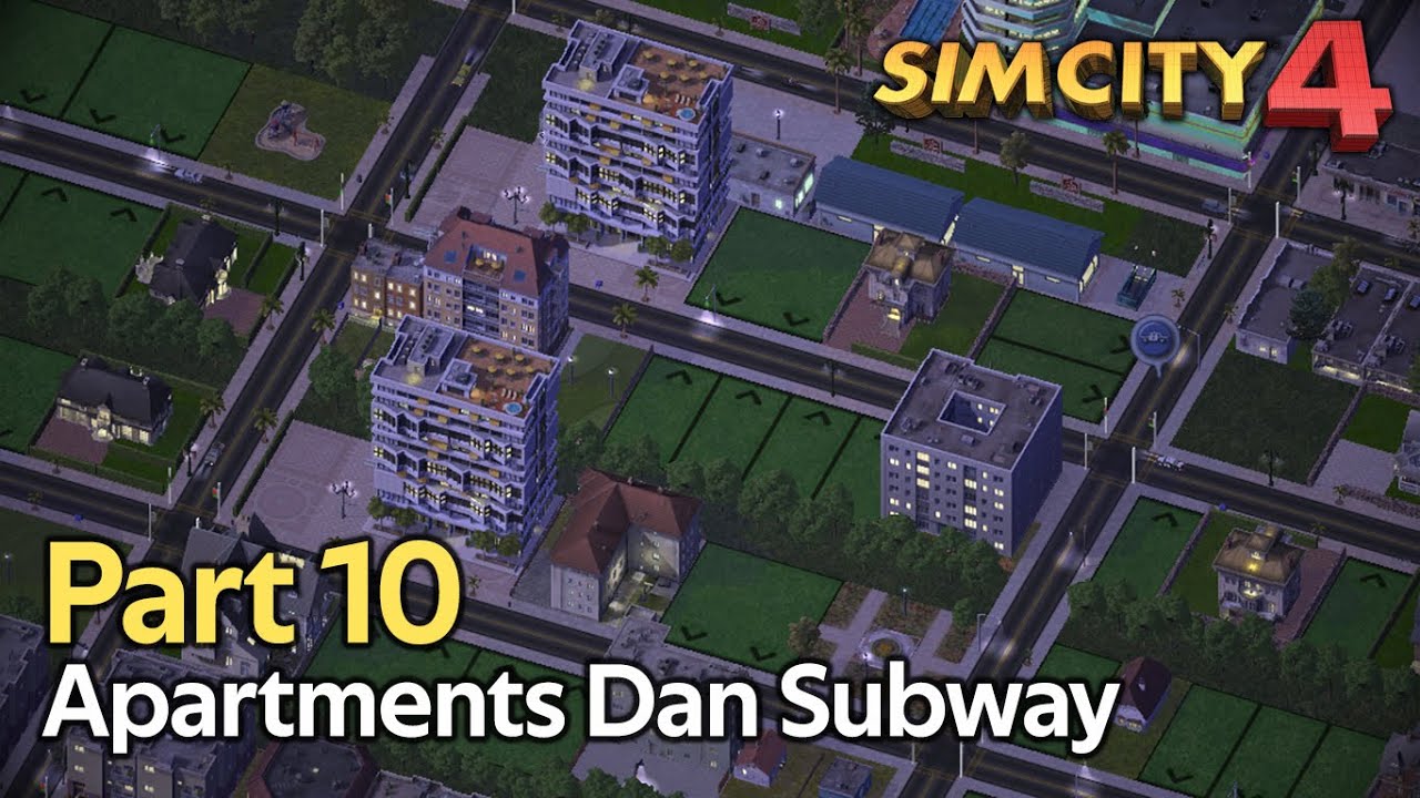 Membangun Apartments Dan Subway - SimCity 4 Gameplay Indonesia Part 10