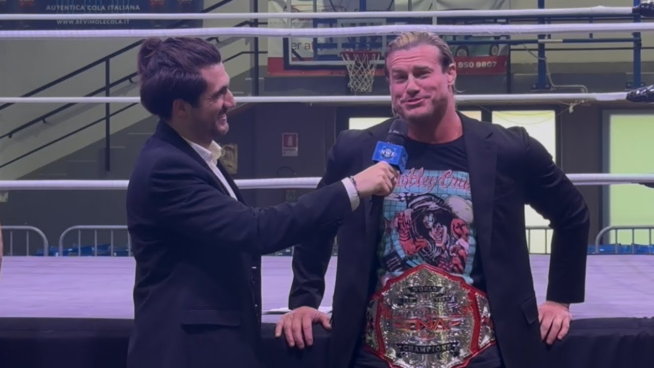 Interview with TNA's Nic Nemeth (Dolph Ziggler) - May 10, 2025 Turin, Italy - NWE Meet & Greet