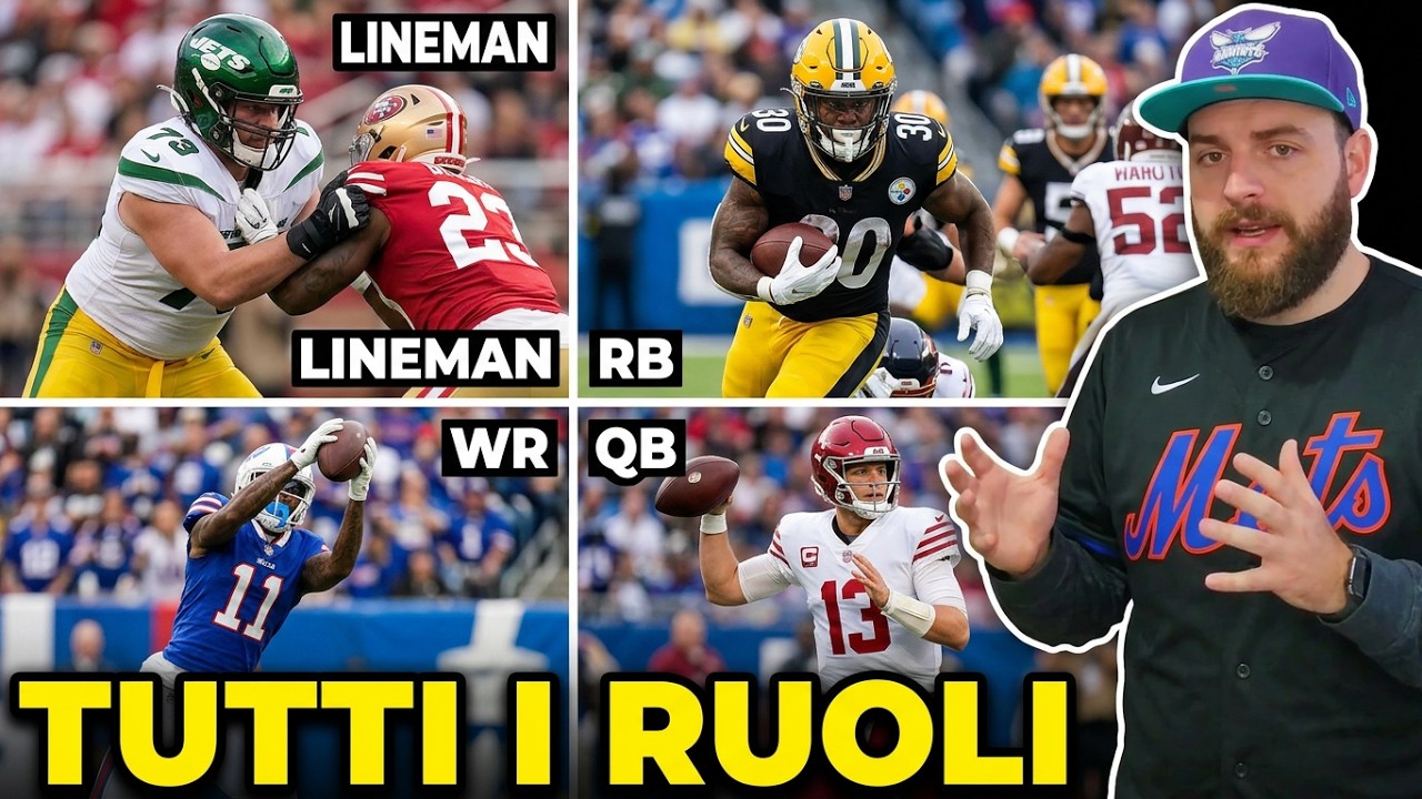QUALI SONO I RUOLI NEL FOOTBALL AMERICANO?  -ATTACCO-