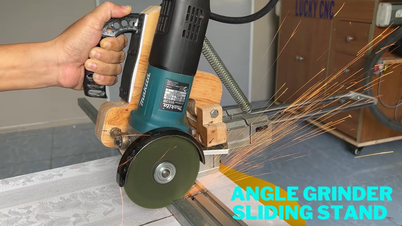 The best DIY angle grinder sliding stand