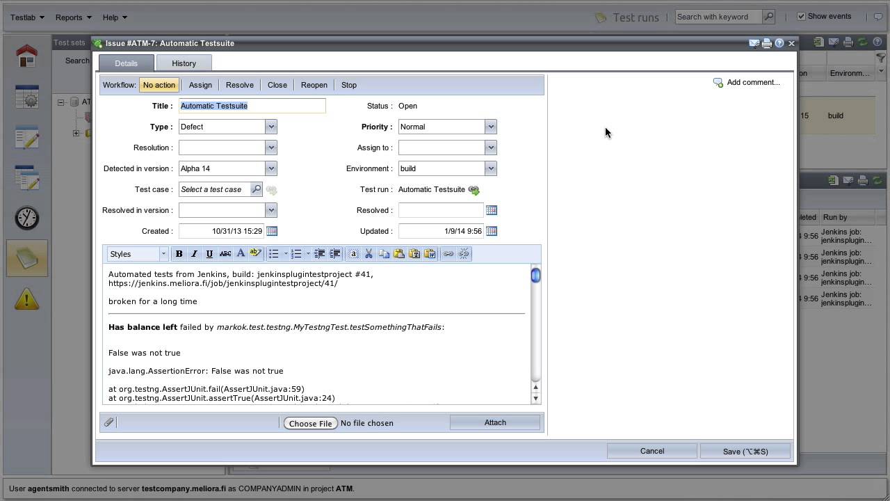 Meliora Testlab: Integrate
