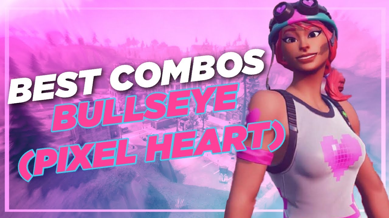 Best Chapter 2 Combos | Bullseye ( Pixel Heart ) | Fortnite Skin Review