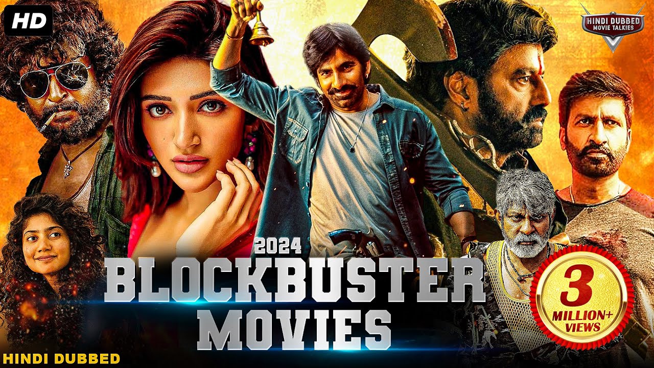 Blockbuster Hindi Dubbed Full Movies | Balkrishna, Ravi Teja, Nani, Gopichand, Sai Pallavi,Sreeleela
